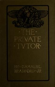 Cover of: The private tutor