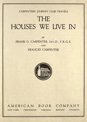 Cover of: ... The houses we live in