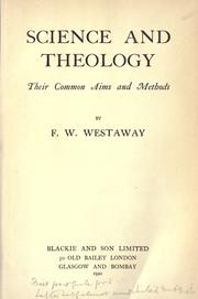 Cover of: Science and theology by Frederic William Westaway