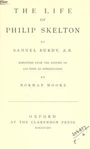 Cover of: The life of Philip Skelton. by Samuel Burdy