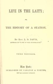 Cover of: Life in the laity: or, The history of a station.