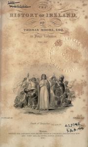 Cover of: The history of Ireland. by Thomas Moore, Thomas Moore