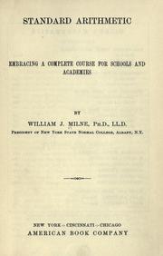 Cover of: Standard arithmetic by William J. Milne