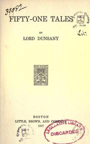 Cover of: Fifty-one tales by Lord Dunsany