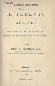 Cover of: Adelphi by Publius Terentius Afer