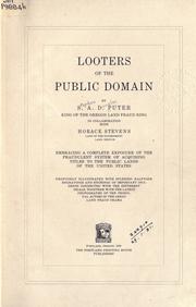 Cover of Looters of the public domain by stephen a. douglas puter