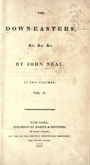 Cover of: The Down-easters by John Neal