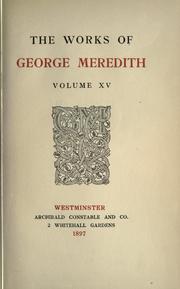 Cover of: The works of George Meredith. by George Meredith, George Meredith