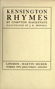 Cover of: Kensington rhymes