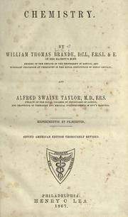 Cover of: Chemistry by William Thomas Brande