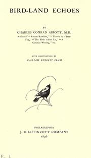 Cover of: Bird-land echoes by Charles C. Abbott