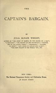 Cover of: The captain's bargain