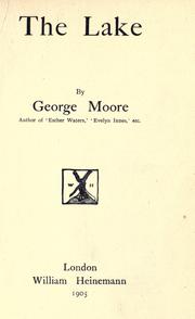 Cover of: The lake by George Moore