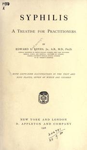 Cover of: Syphilis by Edward Loughborough Keyes