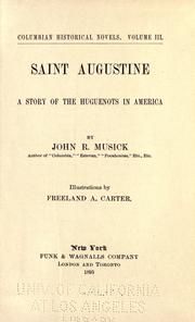 Cover of: Saint Augustine by John Roy Musick