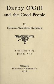 Darby O Gill And The Good People 1915 Edition Open Library