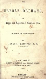 Cover of: Creole orphans