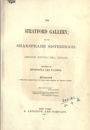Cover of: The Stratford gallery by Henrietta (Lee) Palmer