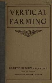 Cover of: Vertical farming by Gilbert Ellis Bailey