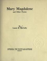 Cover of: Mary Magdalene: and other poems