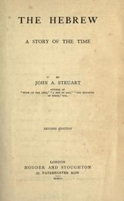 Cover of: The Hebrew: a story of the time