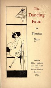 Cover of: The dancing faun. by Florence Farr