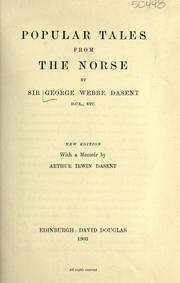 Cover of: Popular tales from the Norse. by George Webbe Dasent