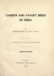 Cover of: Garden and aviary birds of India. by Frank Finn