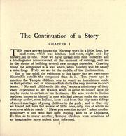 Cover of: The continuation of a story