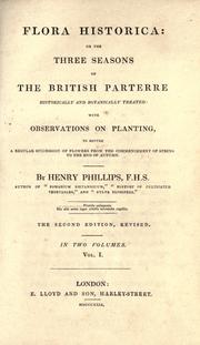 Cover of: Flora historica by Phillips, Henry
