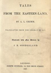 Cover of: Tales from the Eastern-land