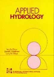 Cover of: Applied Hydrology (Civil Engineering)