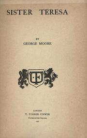 Cover of: Sister Teresa. by George Moore