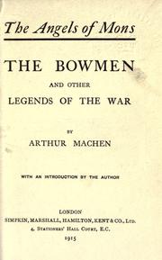 Cover of: The angels of Mons by Arthur Machen