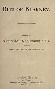 Cover of: Bits of Blarney. by R. Shelton Mackenzie