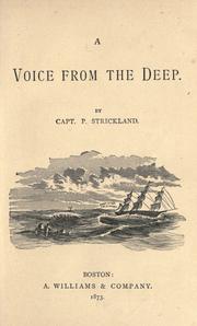 A voice from the deep by P. Strickland