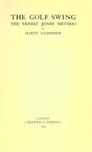 Cover of: The golf swing by Daryn Hammond