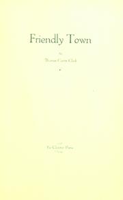 Cover of: Friendly town