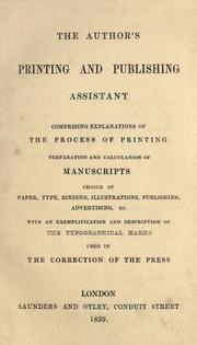 Cover of: The author's printing and publishing assistant by Frederick Saunders