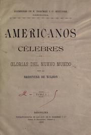 Cover of: Americanos célebres: glorias del Nuevo mundo.