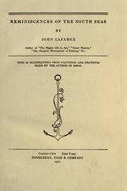 Cover of: Reminiscences of the South seas by La Farge, John