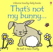 Cover of: That's Not My Bunny by Fiona Watt