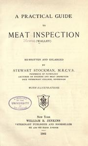Cover of: A practical guide to meat inspection.