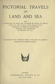 Cover of: Pictorial travels on land and sea by 