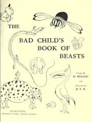 Cover of: The  bad child's book of beasts