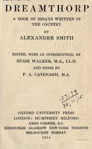 Cover of: Dreamthorp by Alexander Smith