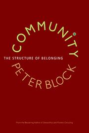 Community by Peter Block