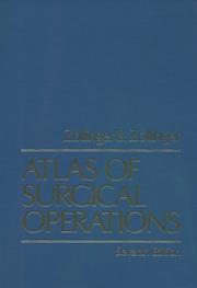 Cover of: Atlas of surgical operations