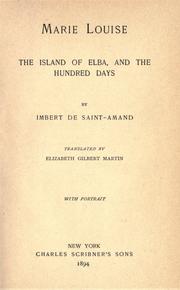Cover of: Marie Louise by Arthur Léon Imbert de Saint-Amand
