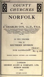 Cover of: Norfolk. by J. Charles Cox